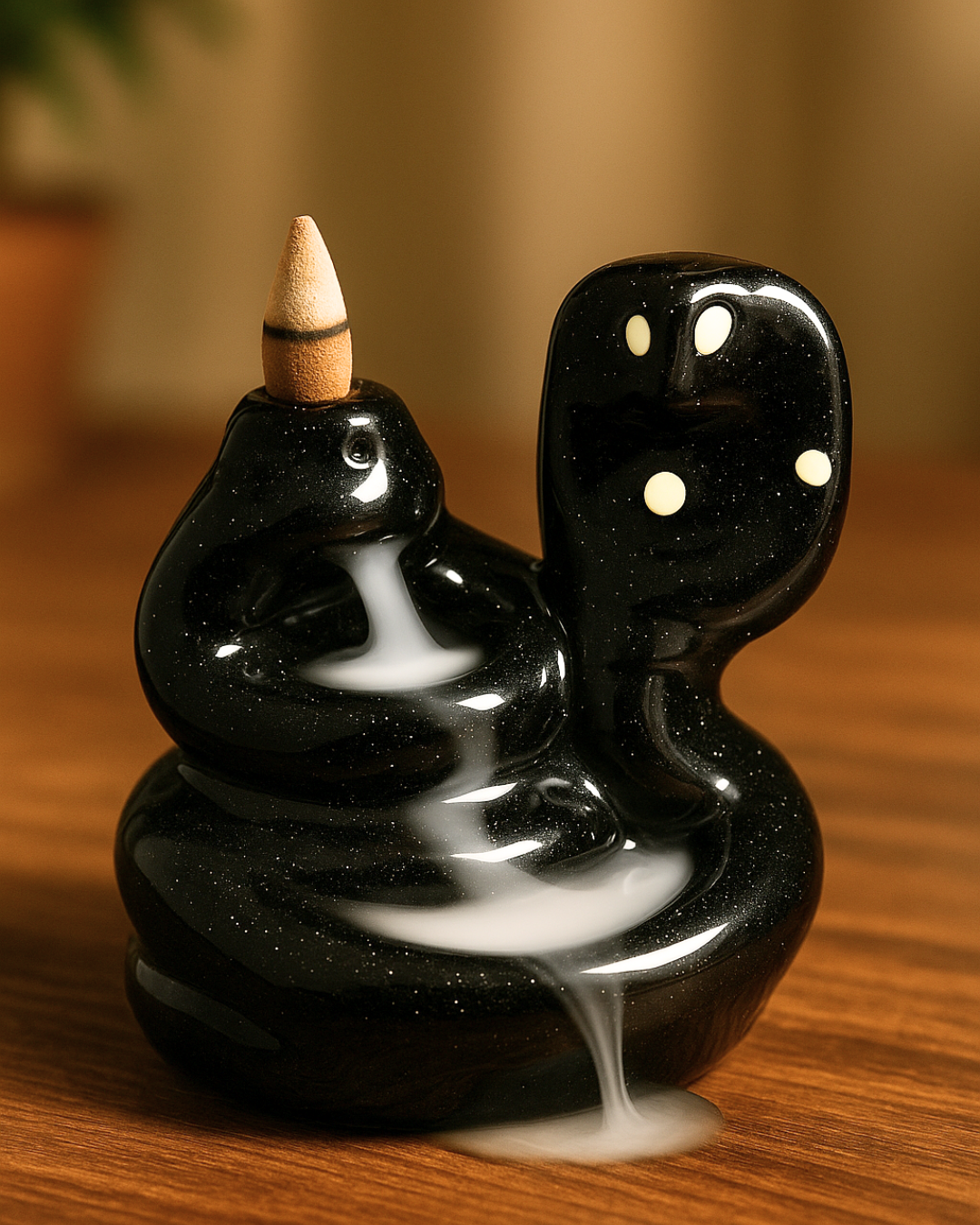 Abstract Elephant Ceramic Incense Cone Holder