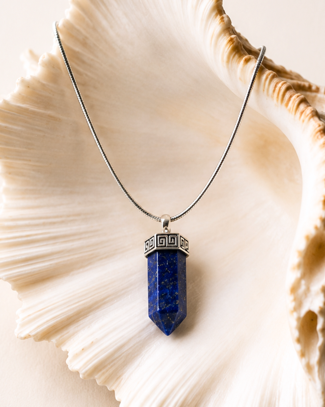 Lapis Lazuli Prism Pendant