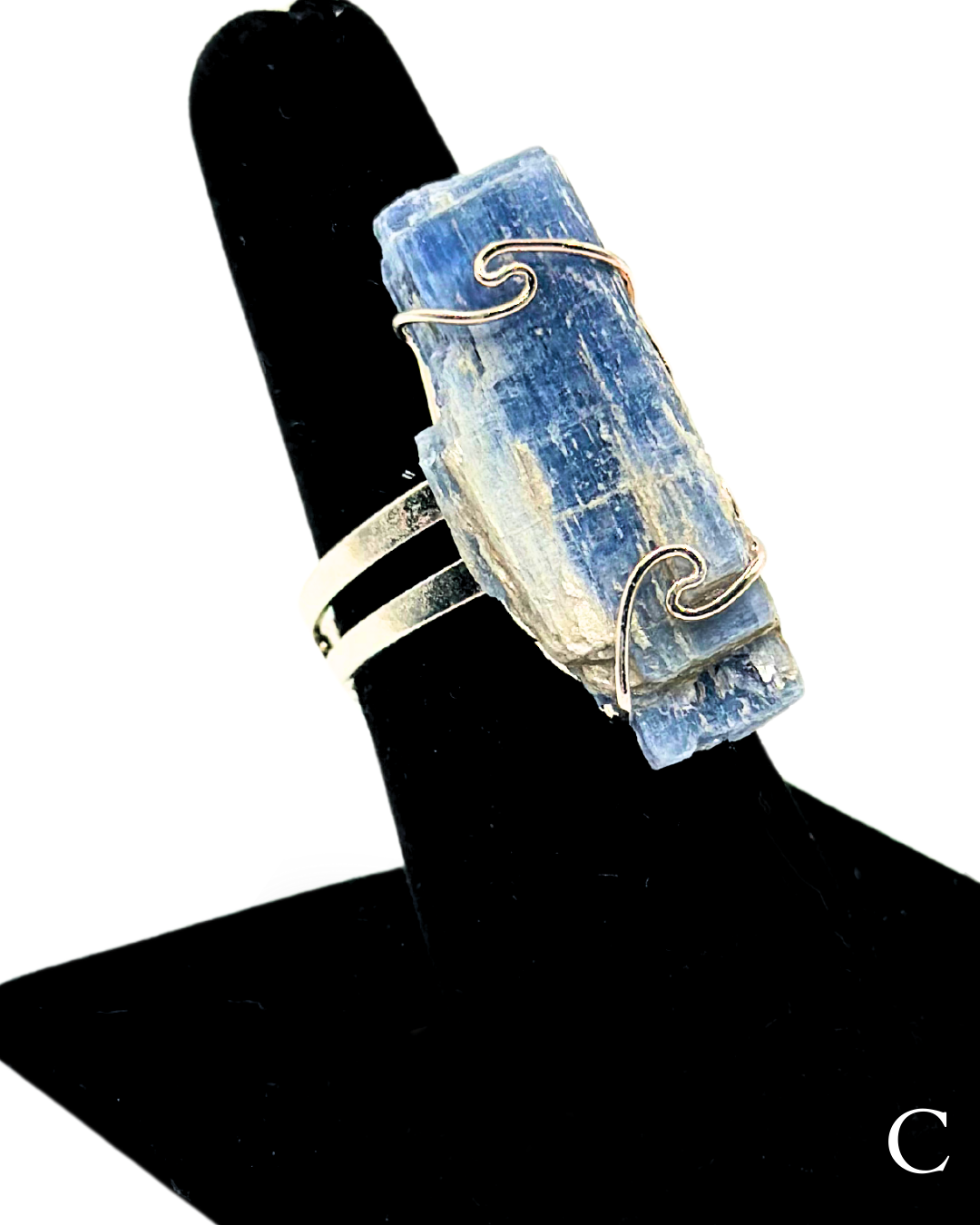 Adjustable Blue Kyanite Rings