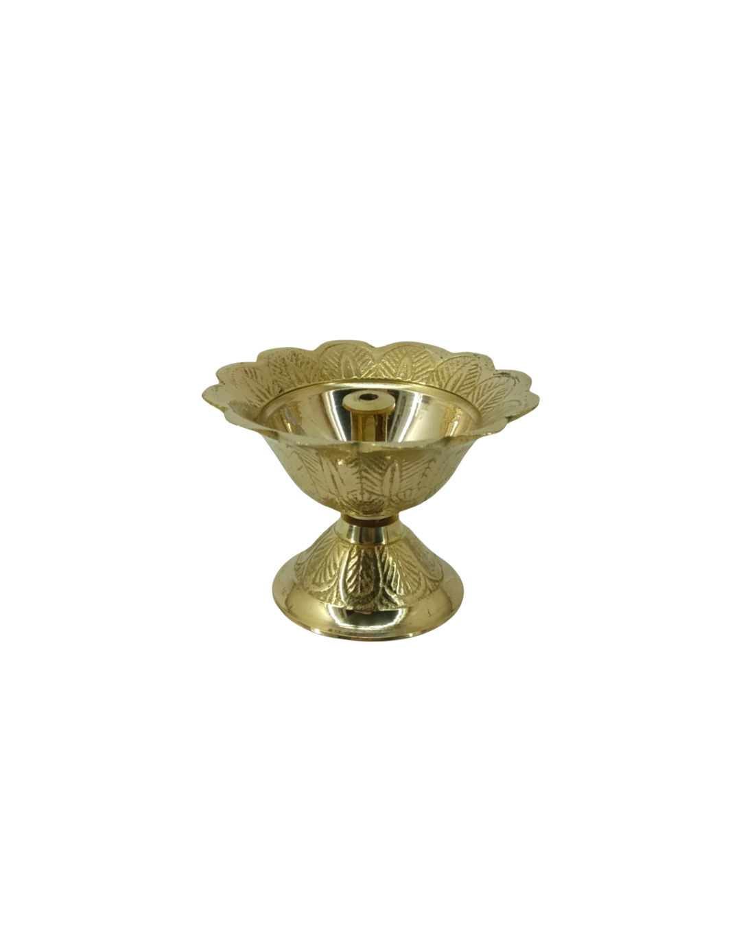 Brass Puja Lamp Incense Stick Holder