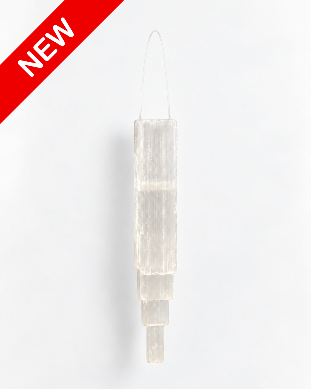 Selenite Icicle Tower Talisman & Ornament