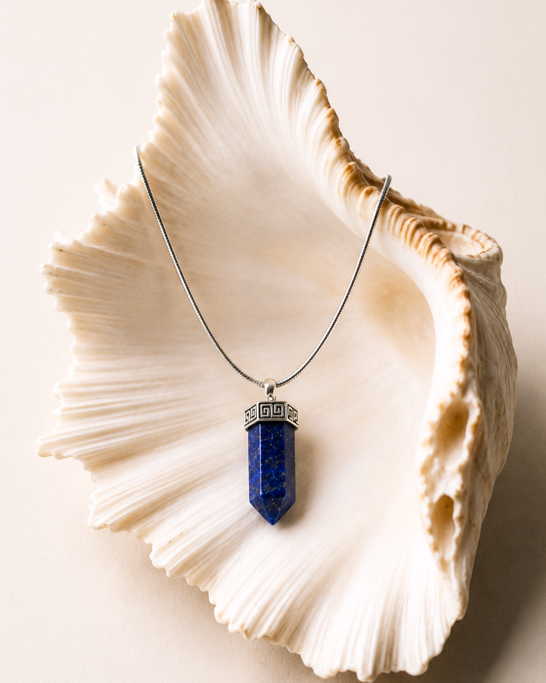 Lapis Lazuli Prism Pendant