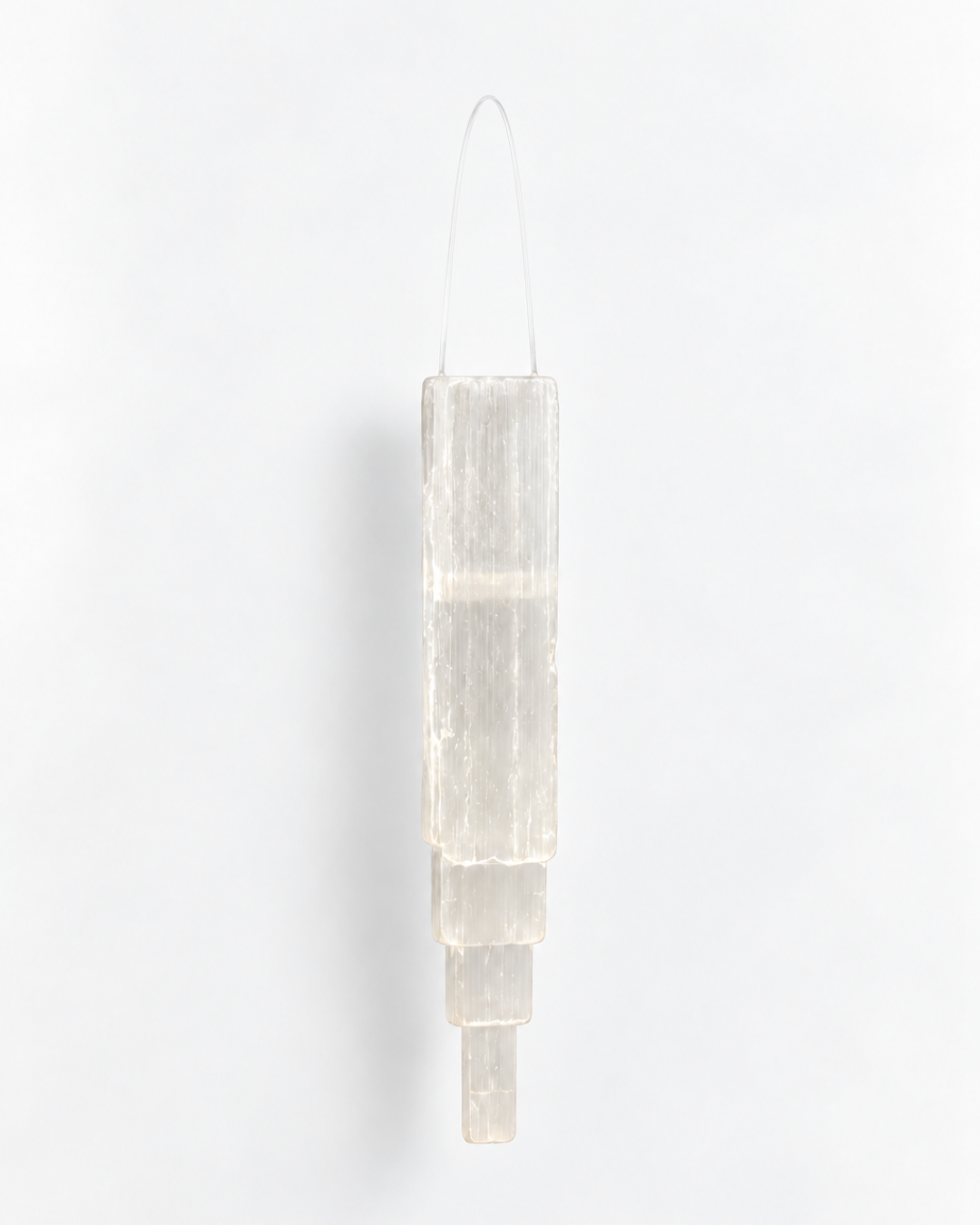 Selenite Icicle Tower Talisman & Ornament