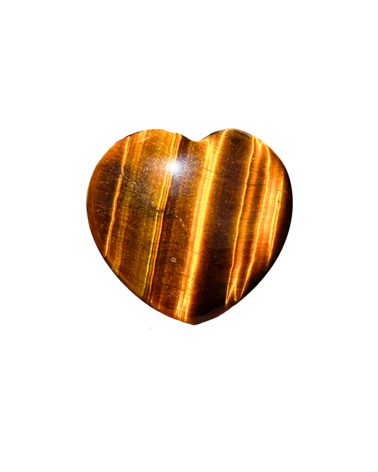 Tiger's Eye Heart