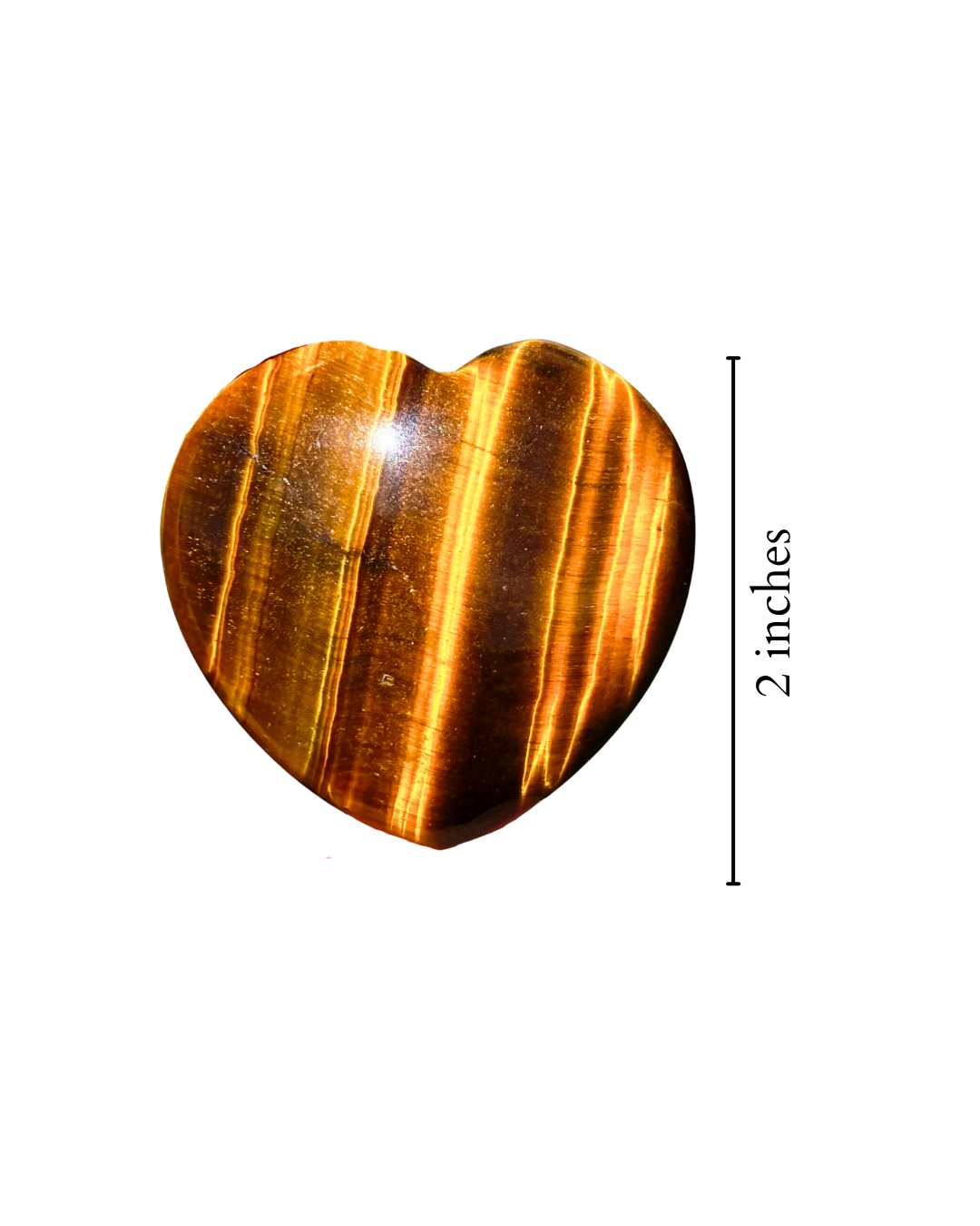 Tiger's Eye Heart