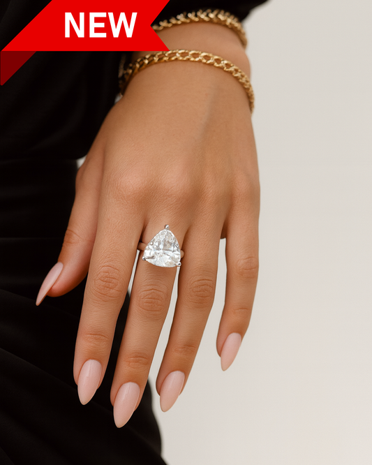 Clear Quartz Ring - Size 7