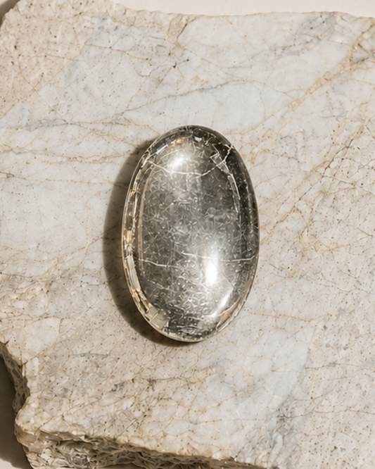 Hematite Palm Stone