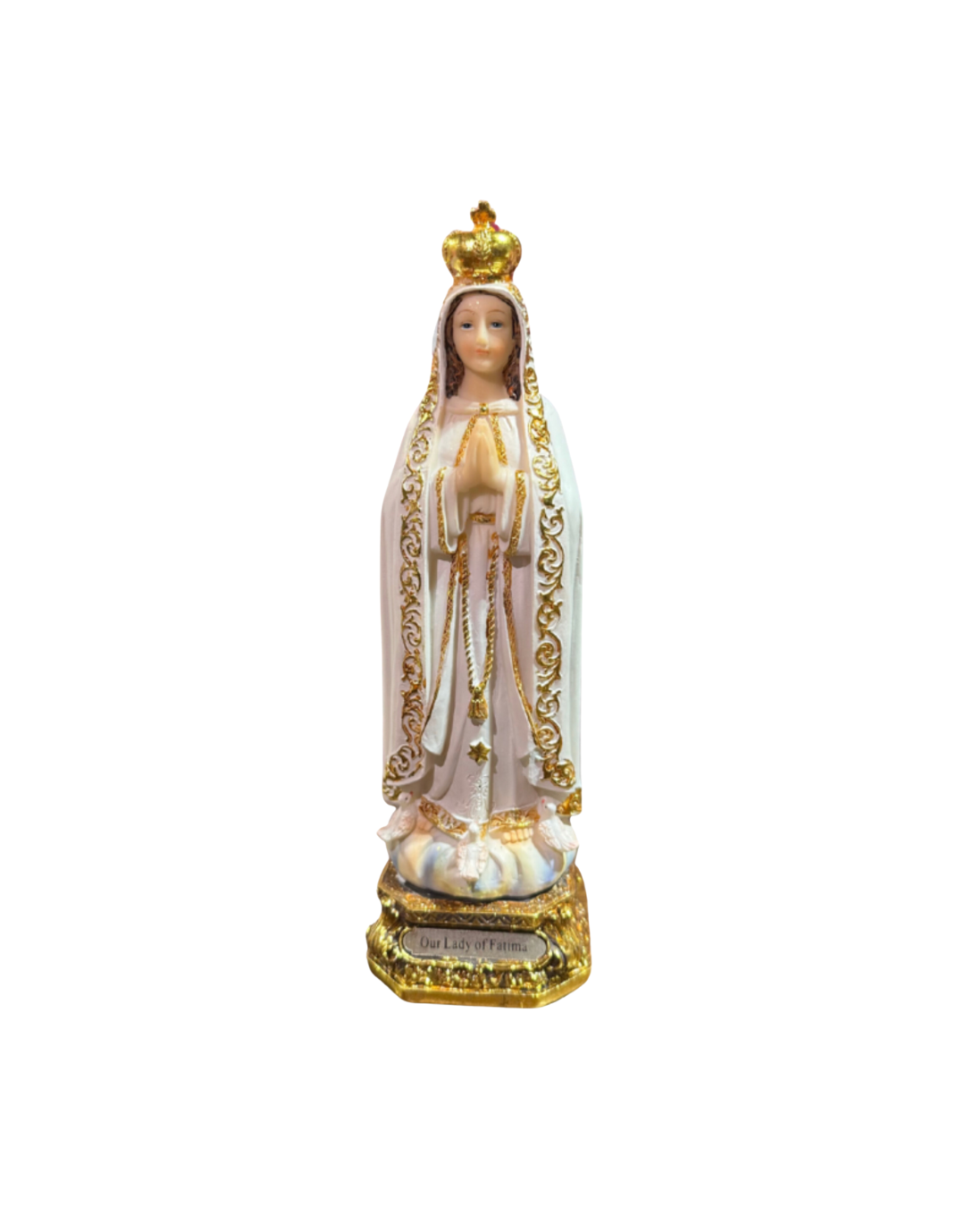 Estatua de Nuestra Señora de Fátima de 8 pulgadas