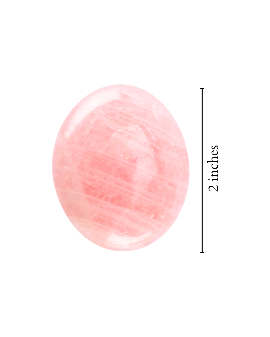 Rose Quartz Palm Stone