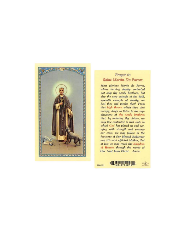 St. Martin de Porres Prayer Card – Stella Maris Readings