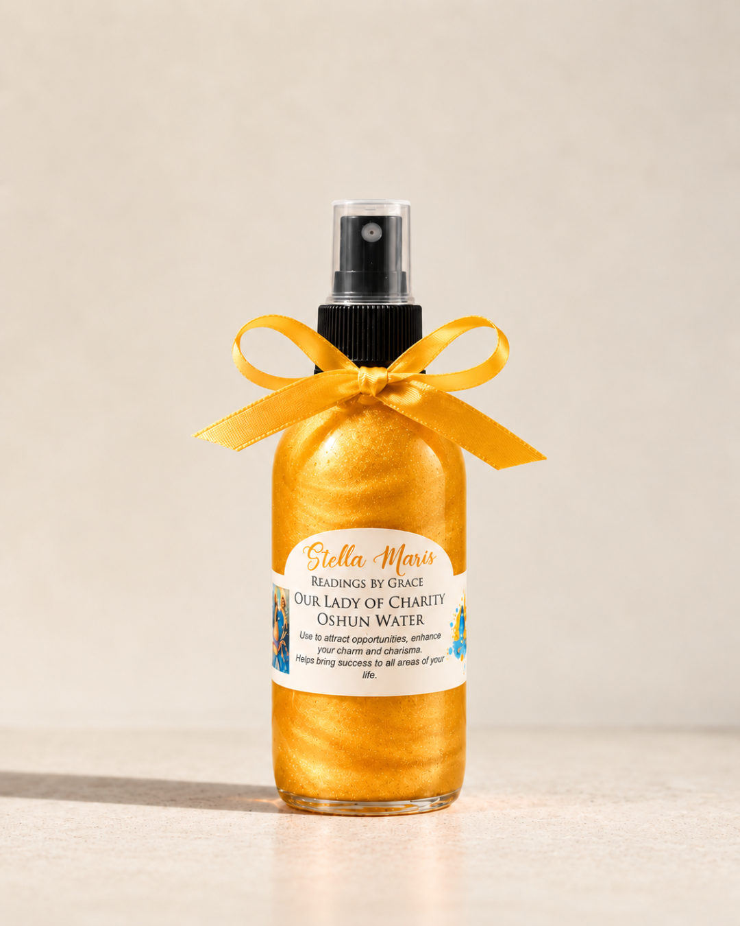 Nuestra Señora de la Caridad + Agua de Oshun