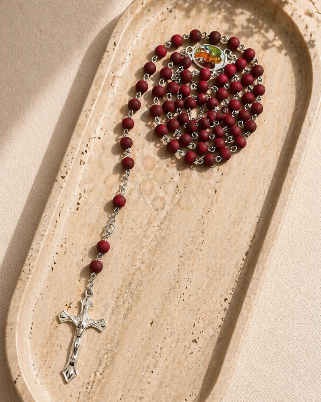 Dried Rose Rosary