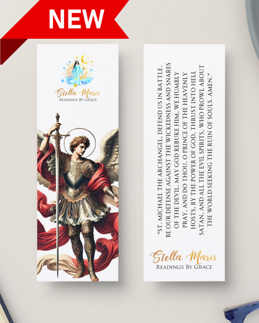 St. Michael the Archangel Bookmark with Prayer