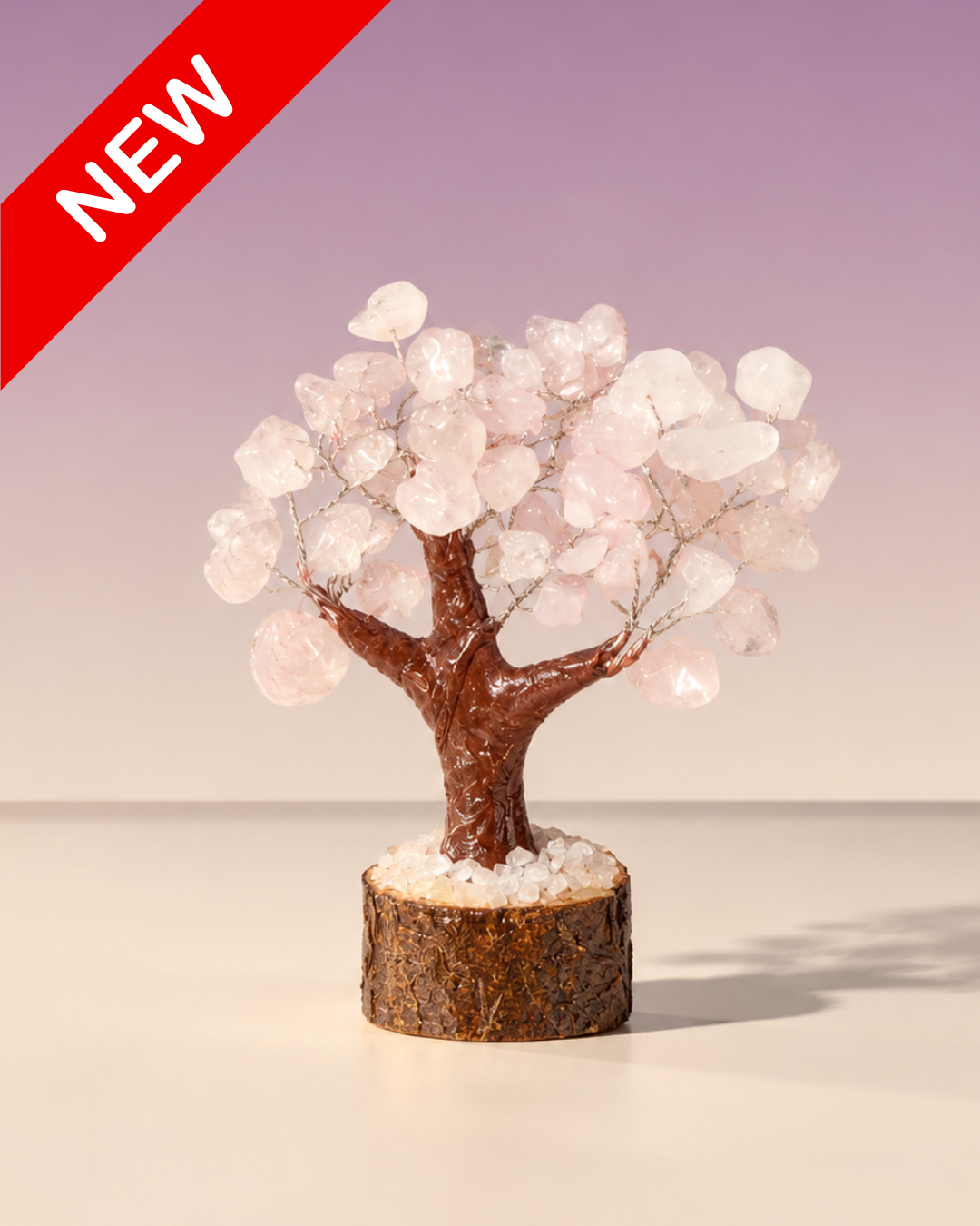 Rose Quartz Crystal Tree