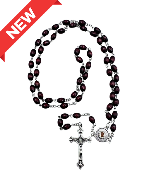 Padre Pio Third-Class Relic Rosary