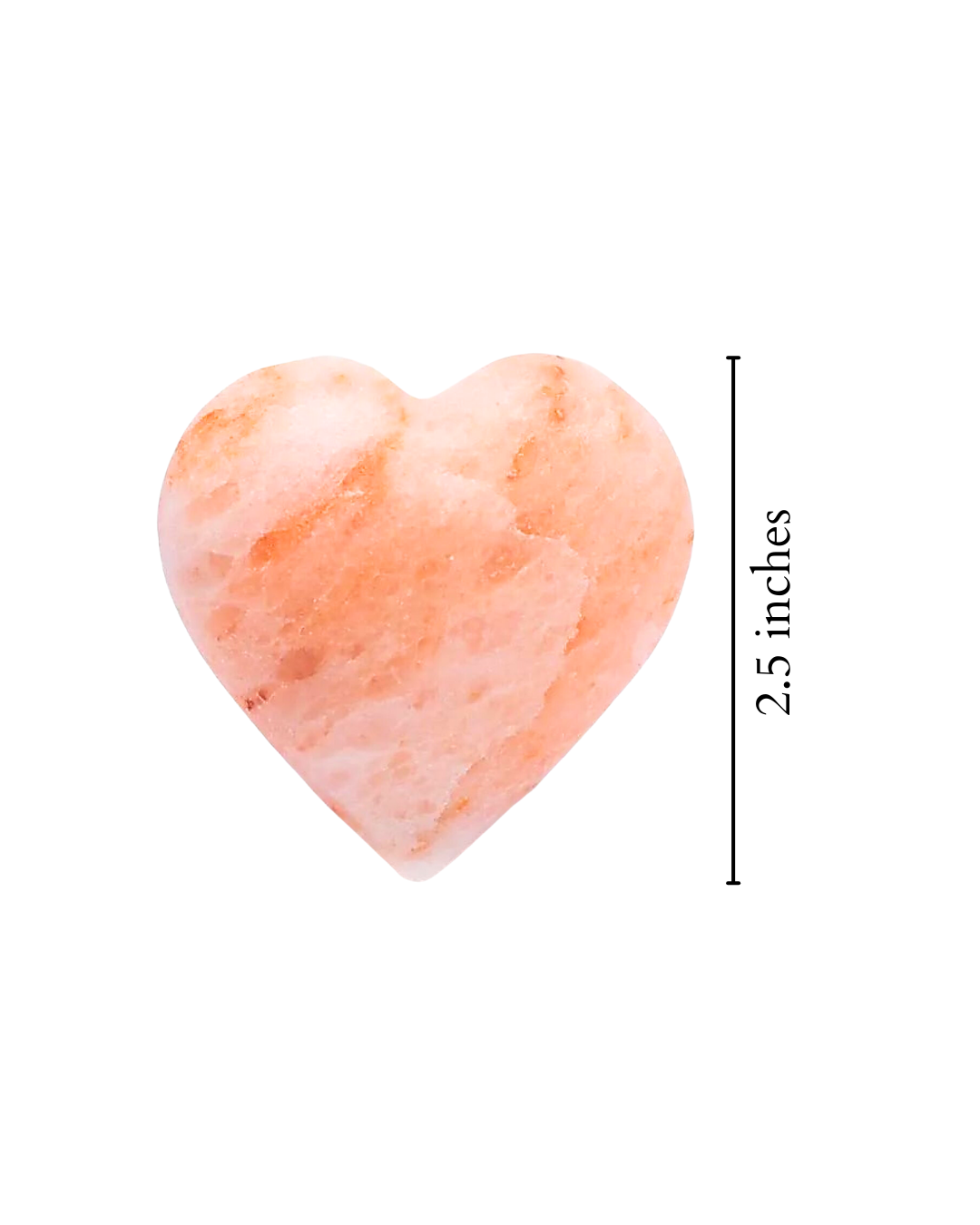 Pink Himalayan Salt Heart