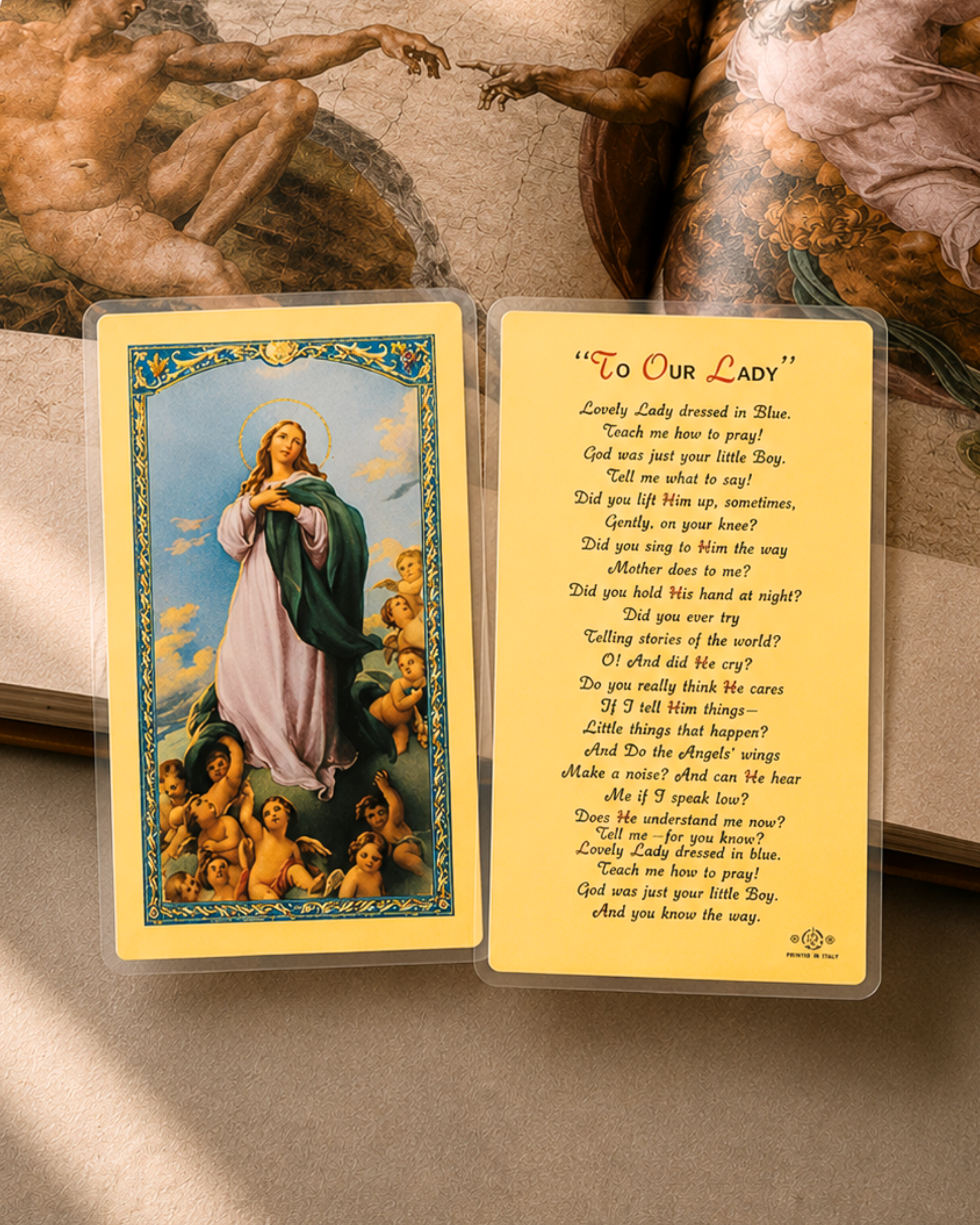 Our Lady Prayer Card