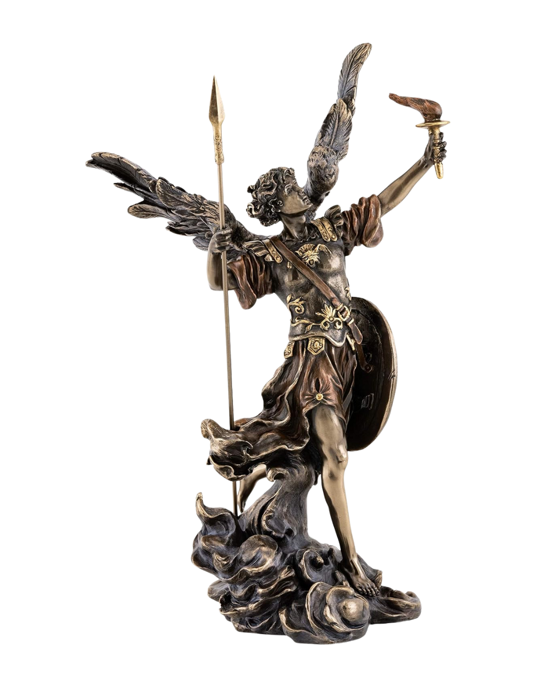 Bronze Archangel Uriel 4 inch Statue