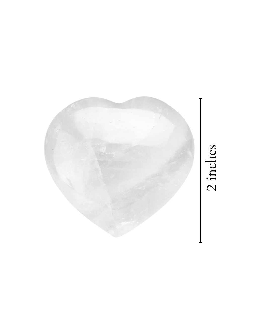 Clear Quartz Heart