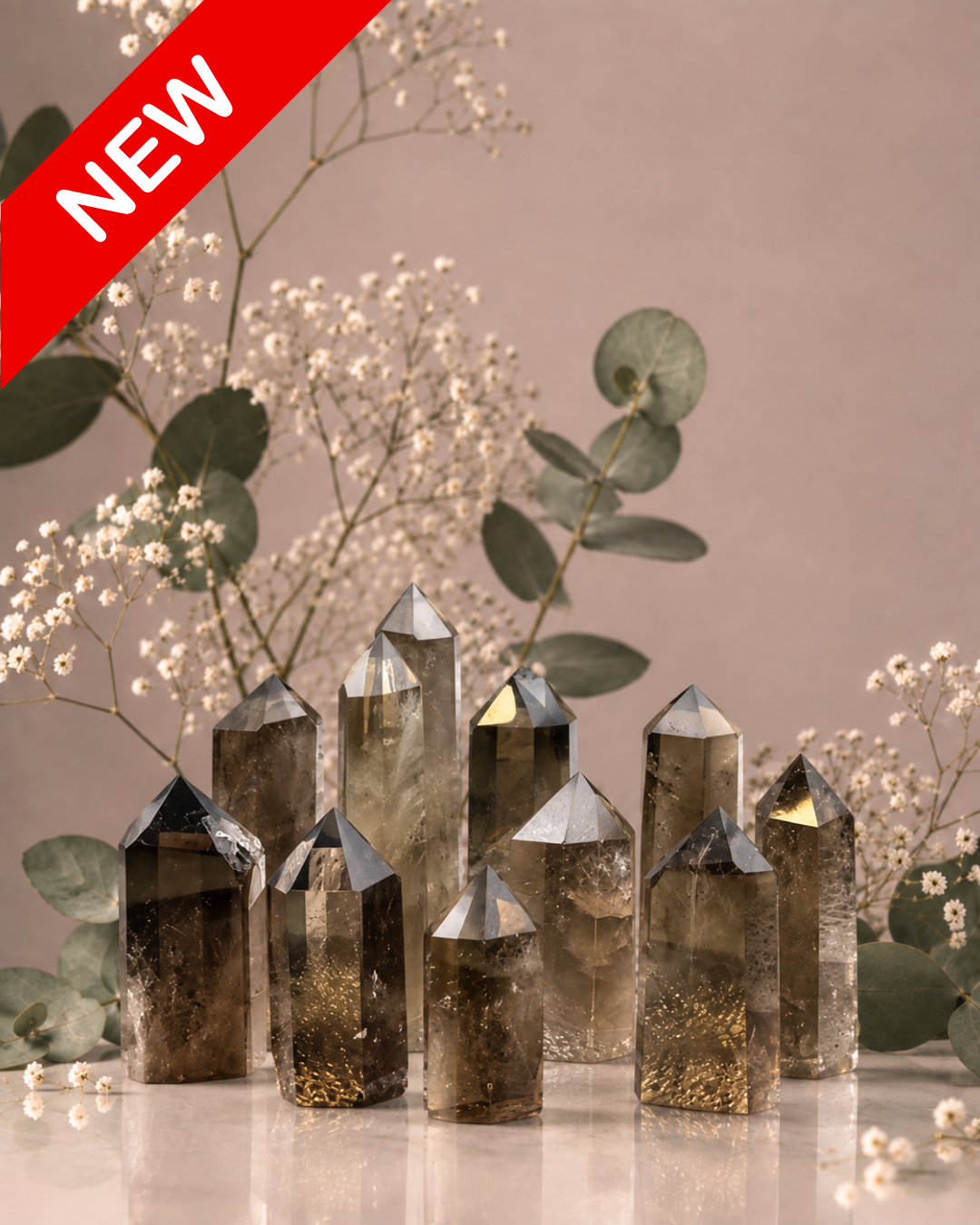 Mini Smoky Quartz Towers