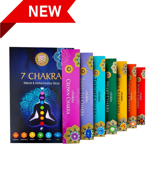 7 Chakra Natural & Herbal Incense Sticks