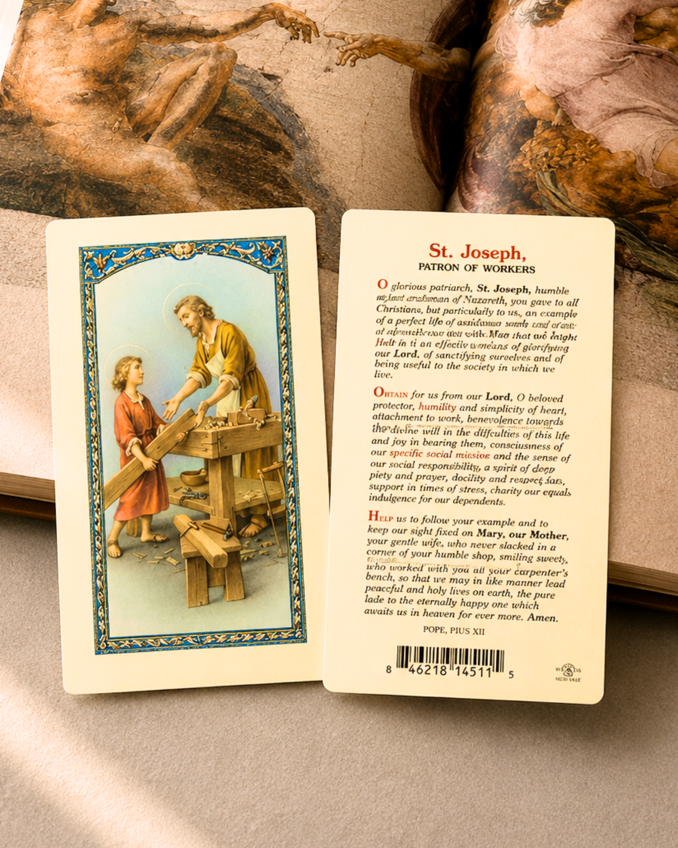 St. Joseph Prayer Card