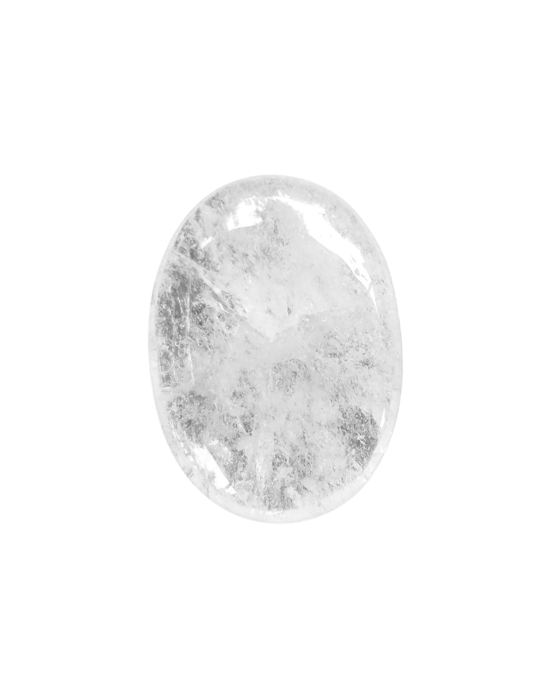 Clear Quartz Palm Stone