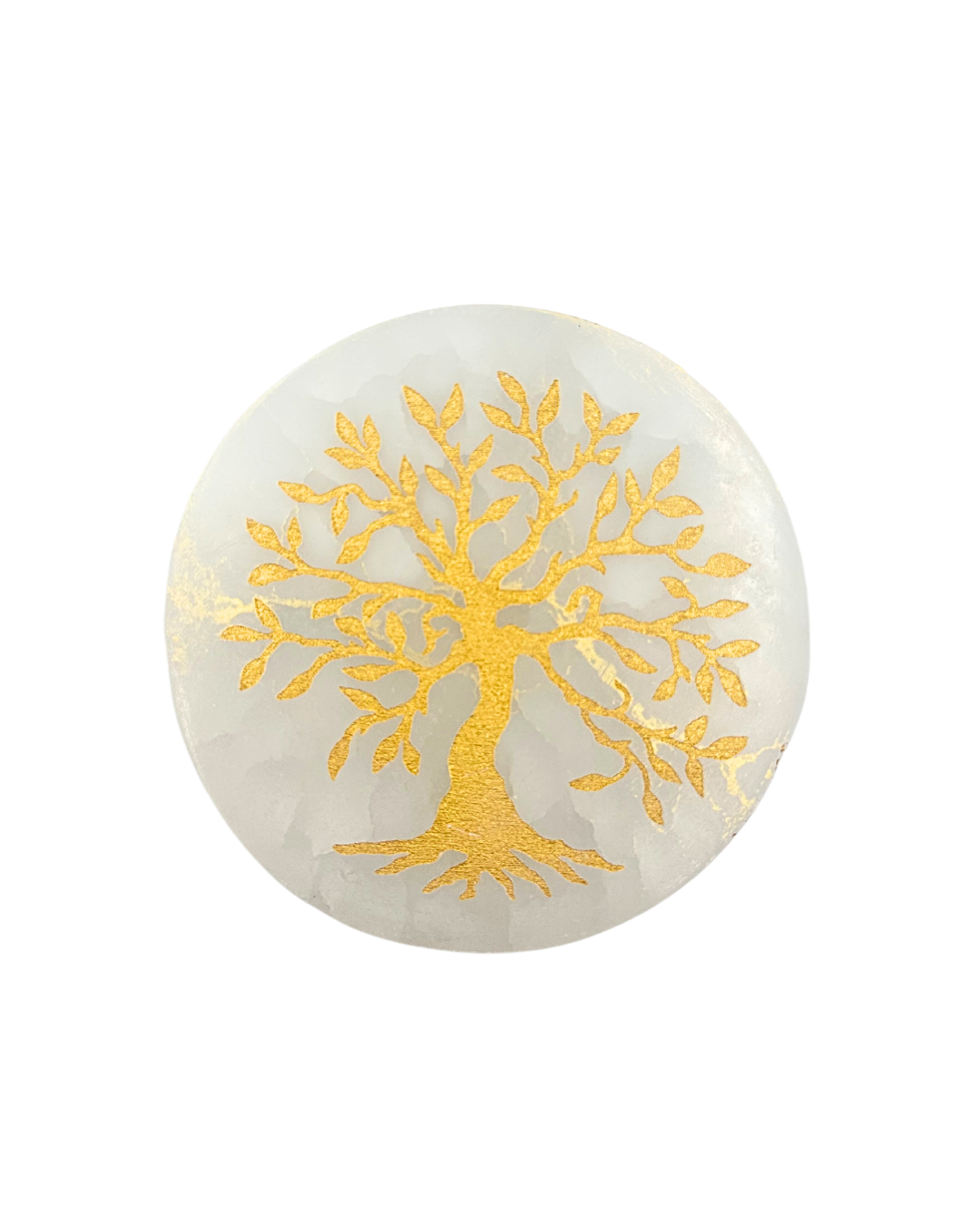 Tree of Life Selenite Plate