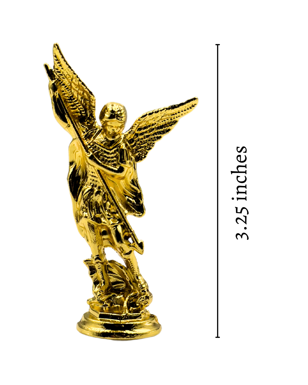 3 Inch Stick-On St. Michael Figure