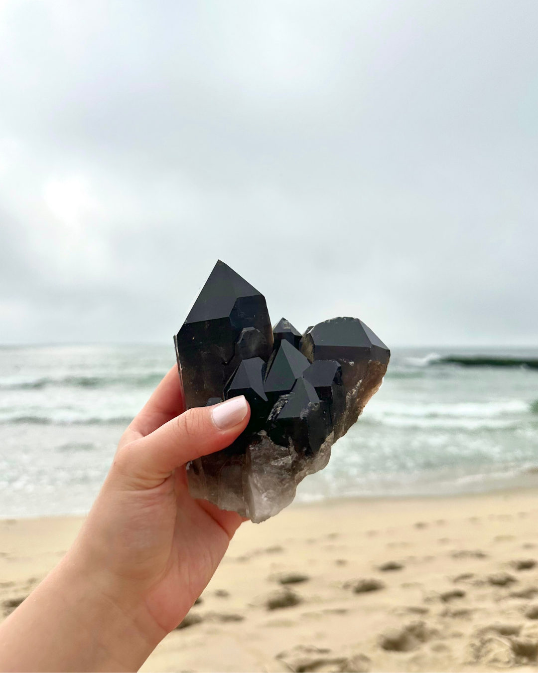 Smoky Quartz Cluster