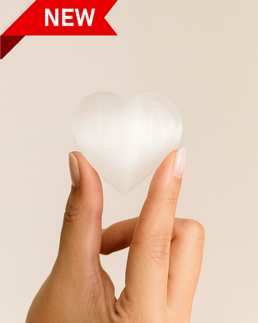 Small Selenite Heart