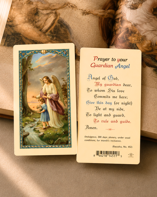 Guardian Angel Prayer Card