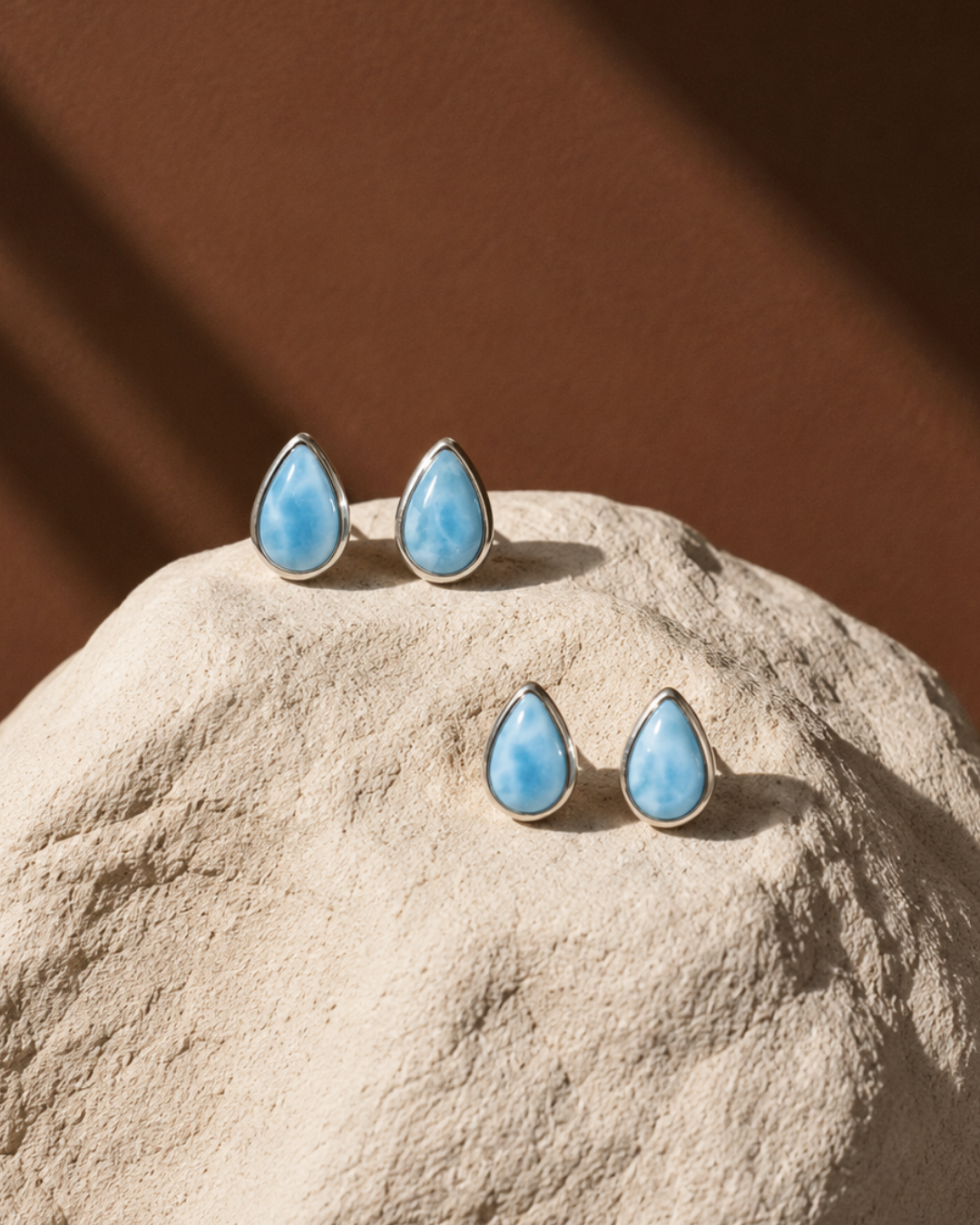 Larimar Drop Earrings