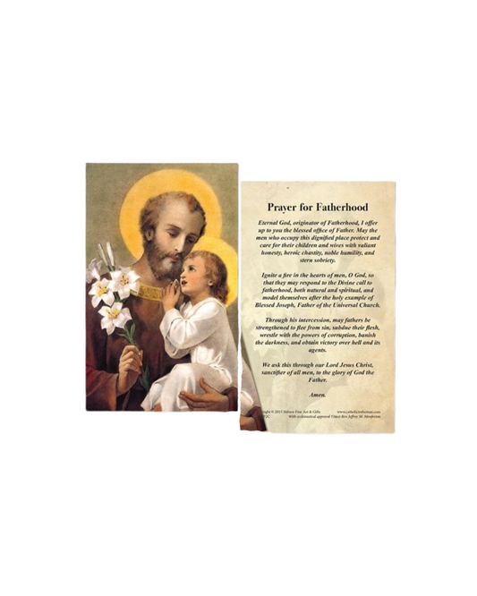 St. Joseph Prayer Card