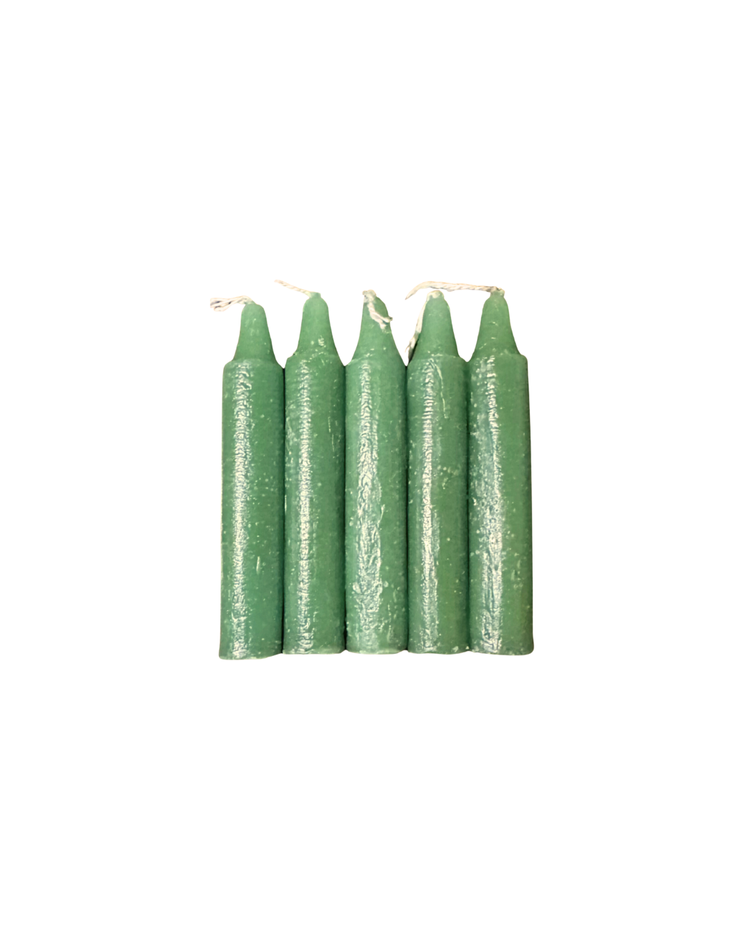 Green Taper Candle