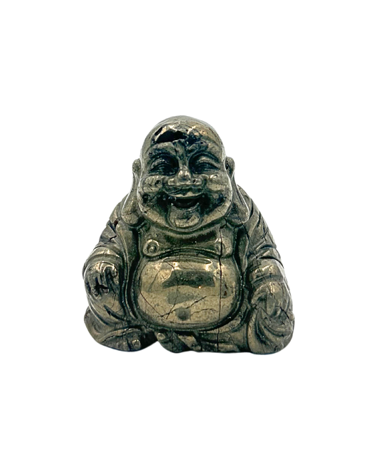 Pyrite Laughing Buddha