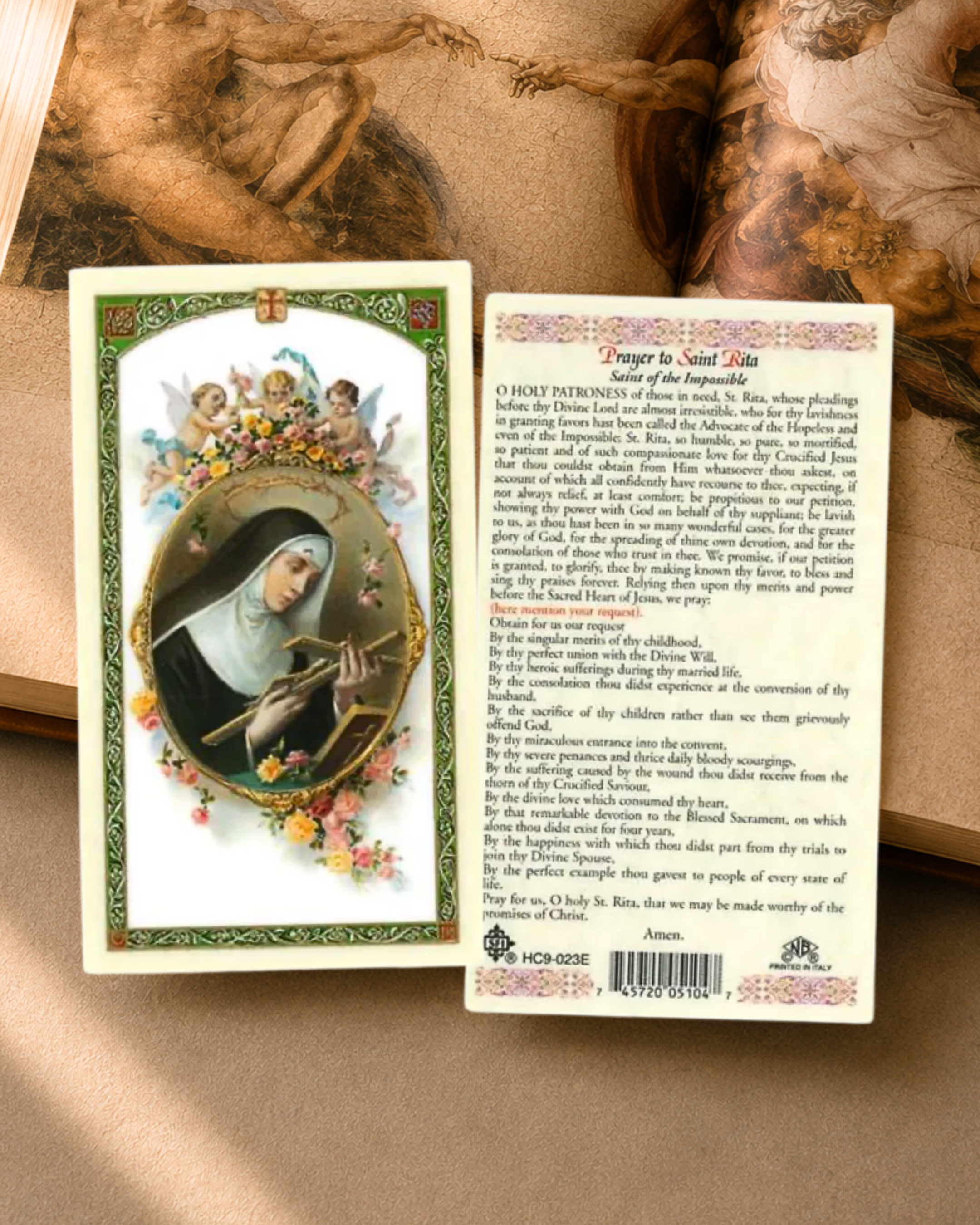 St. Rita Prayer Card