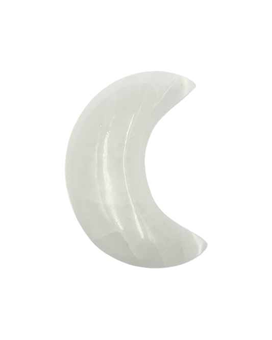 Selenite Crescent Moon Bowl