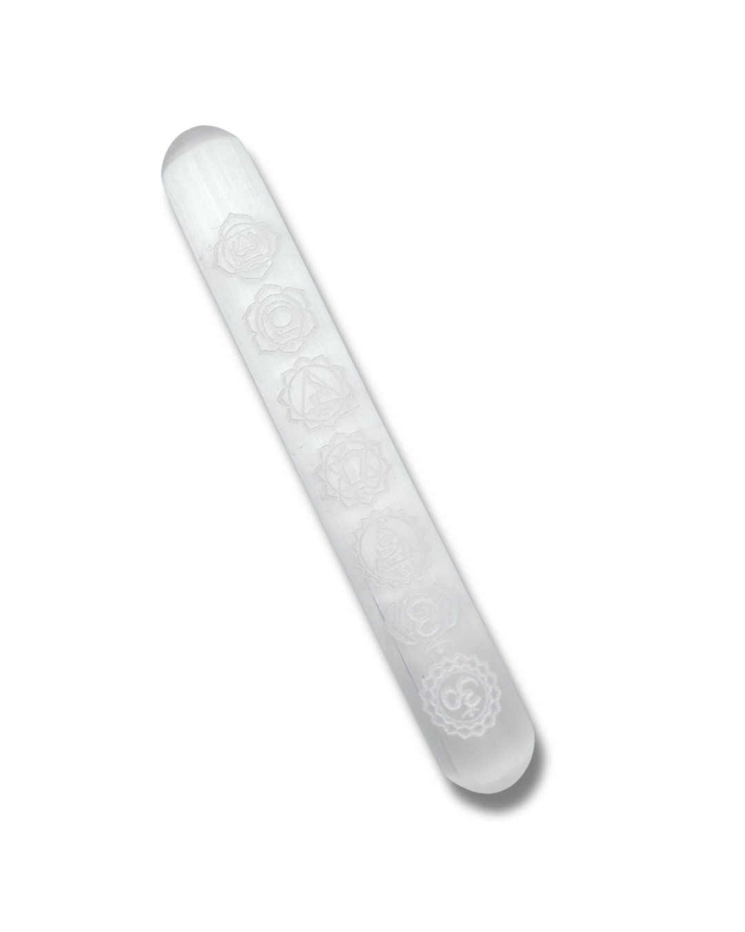 Chakra Selenite Wand