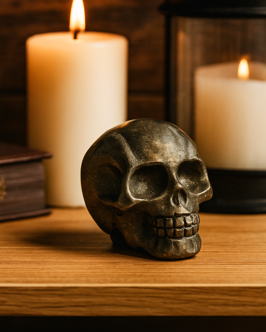 Pyrite Skull