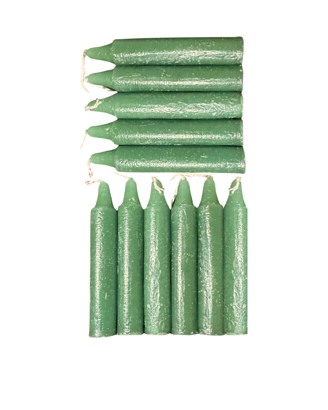 Green Taper Candle