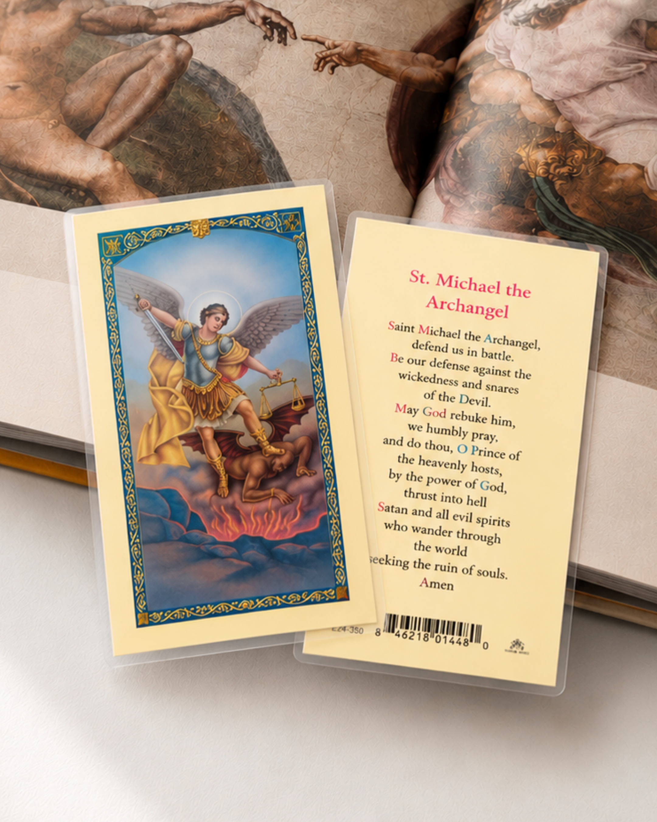 St. Michael Prayer Card