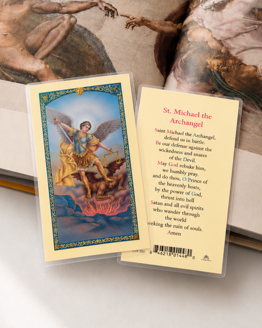 St. Michael Prayer Card