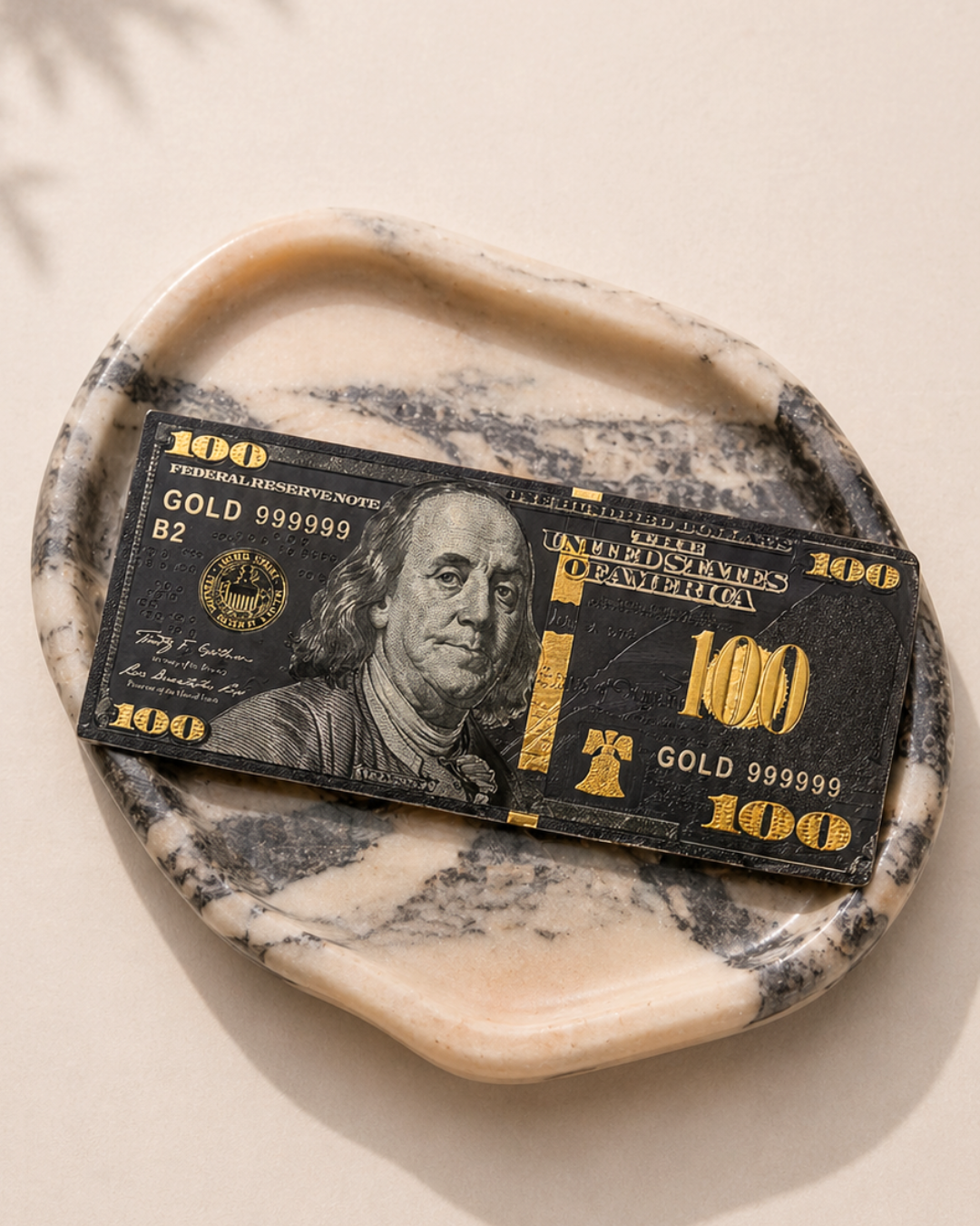 Black & Gold $100 Bill