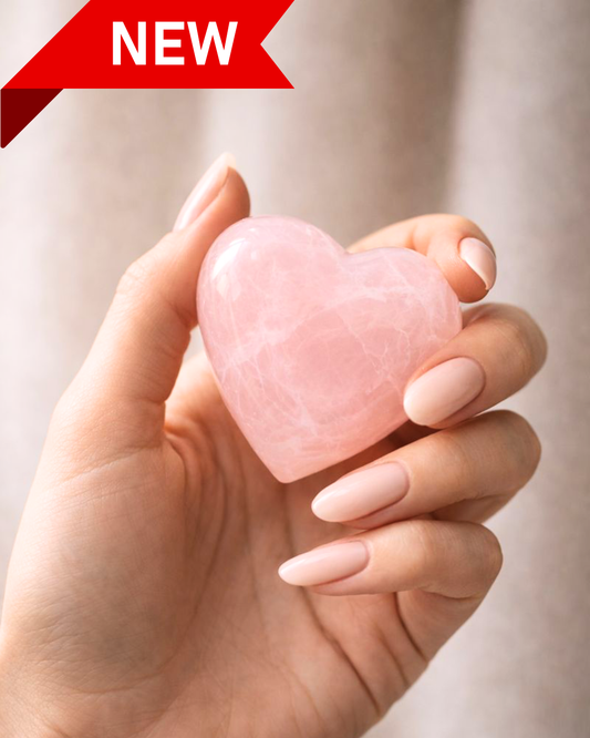 Rose Quartz Heart Crystal