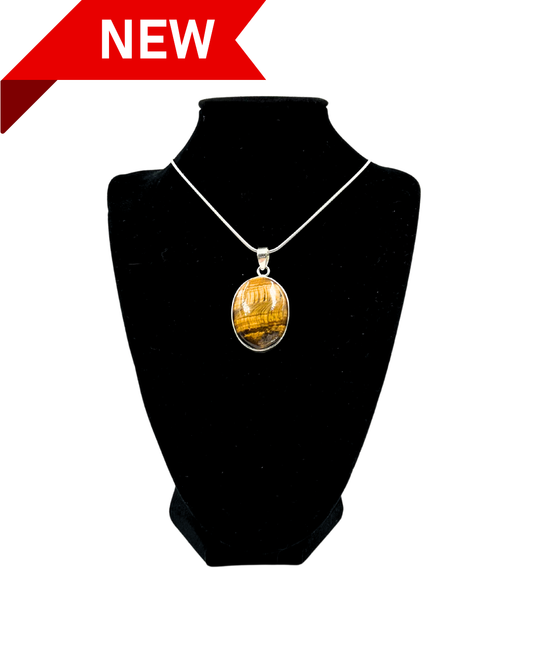 Tiger’s Eye Medallion Pendant