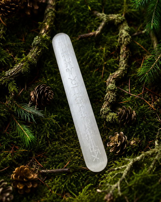 Zodiac Selenite Wand