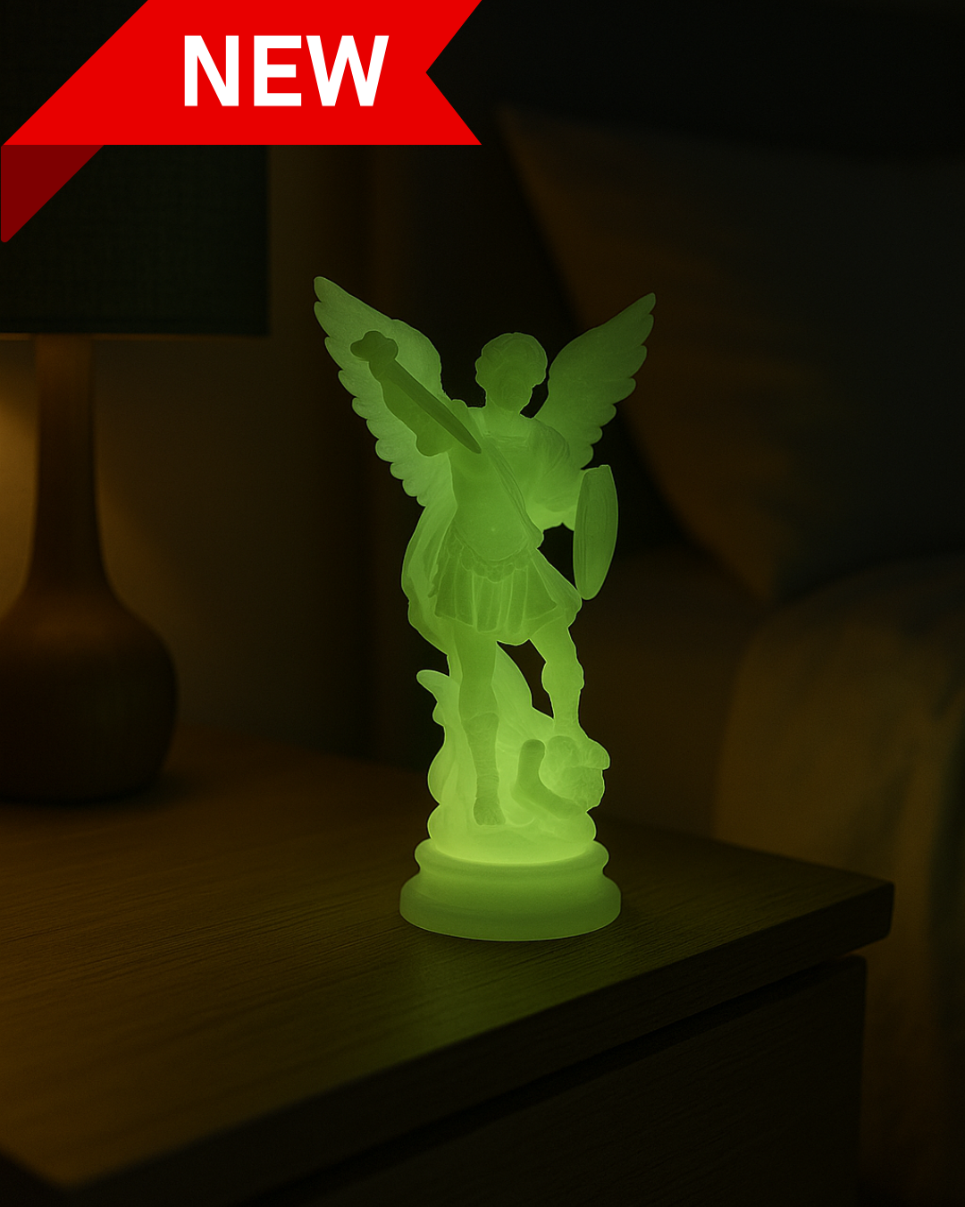 Glow-in-the-Dark St. Michael 5 Inch Statue