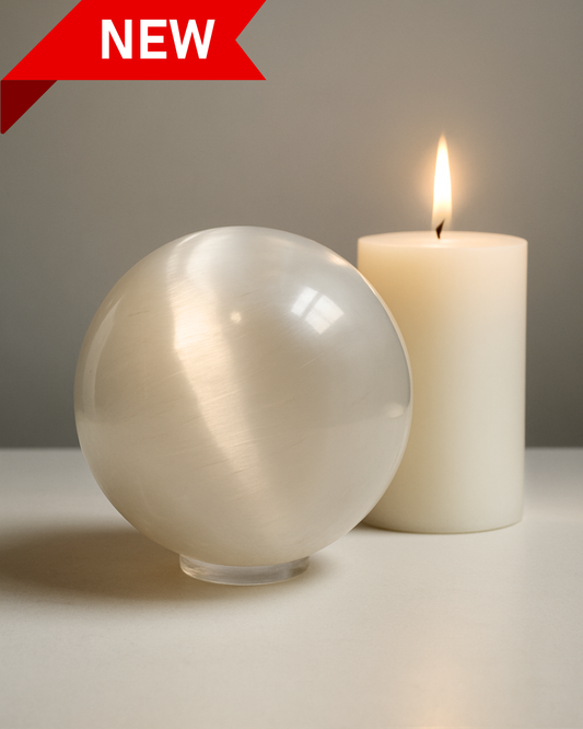 Large Selenite Sphere
