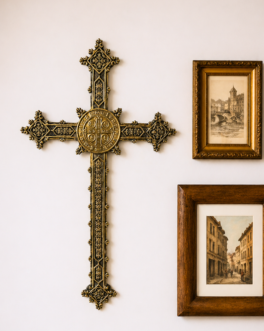 St. Benedict 12 inch Protection Crucifix